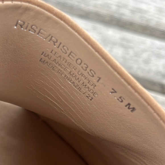 🏖️ STEVE MADDEN Beige Goring Wedge Slip On Leather Rise Shoes Women’s … - Picture 10 of 14